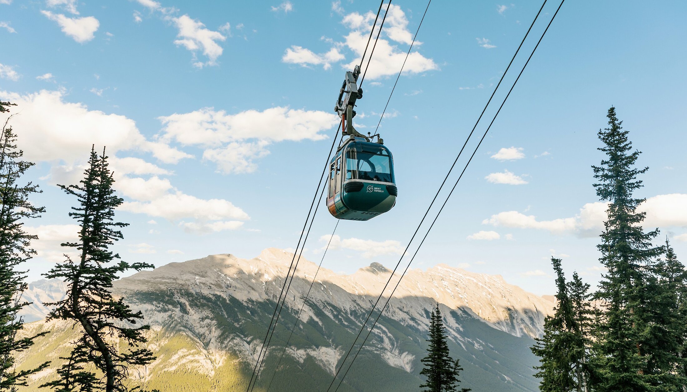 The Banff Gondola in summer