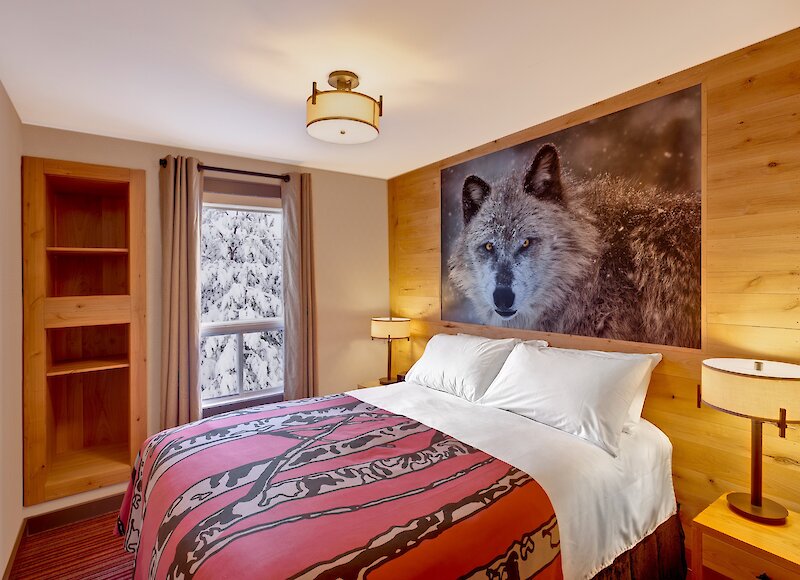 One bedroom wolf condo at Banff Rocky Mountain Resort