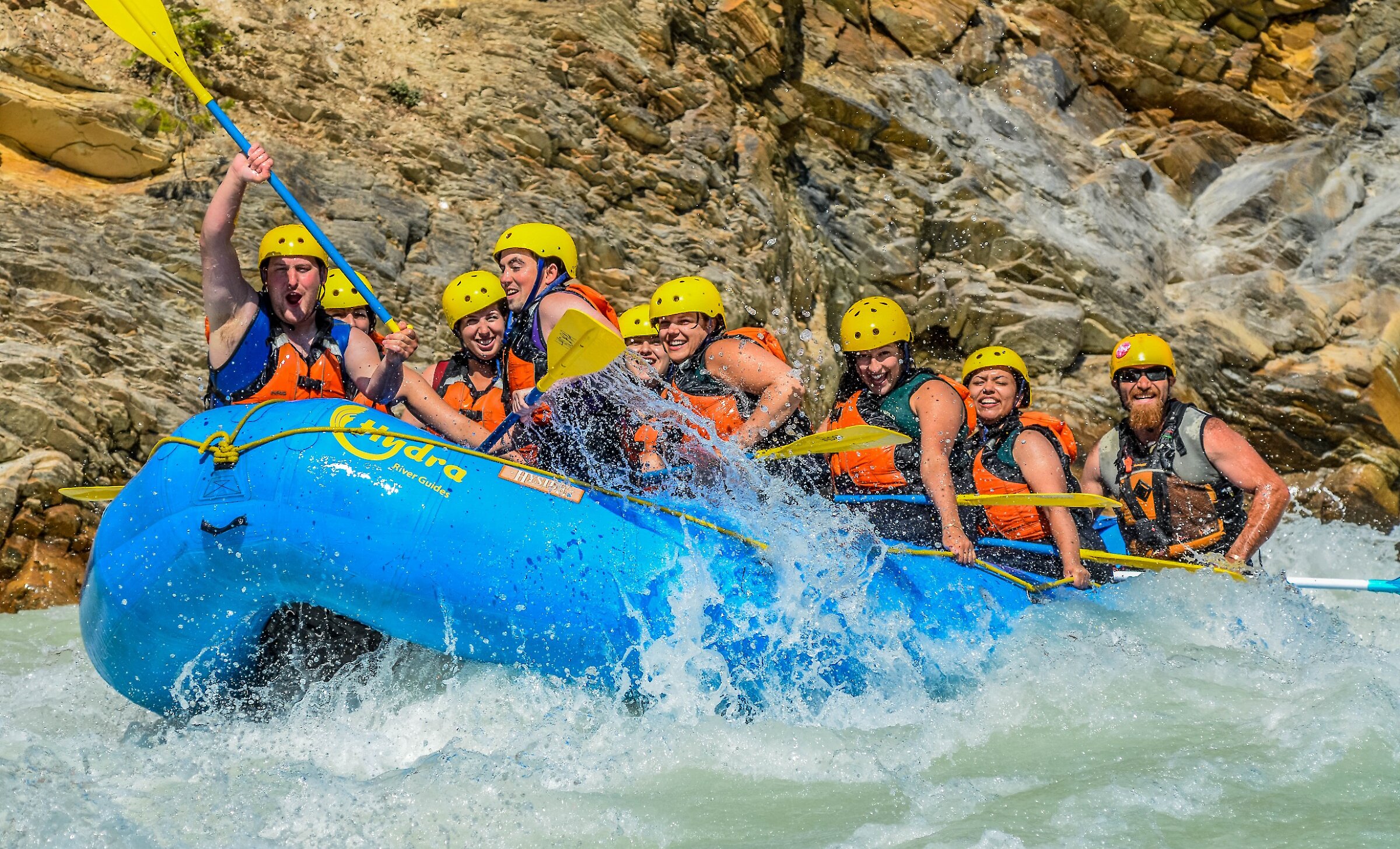 Rafting on the Kicking Horse River
