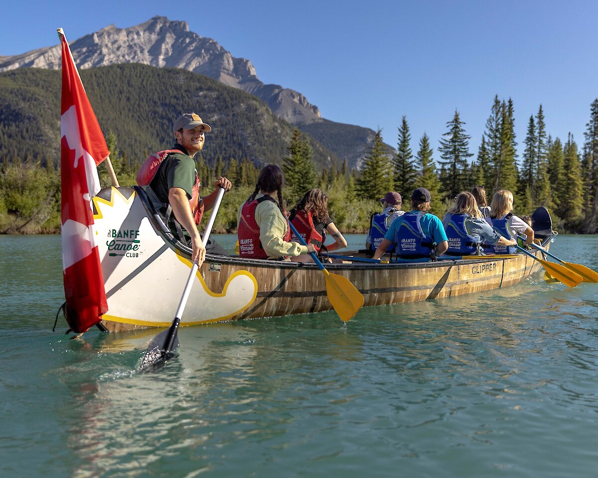 Big Canoe tour on Bow river