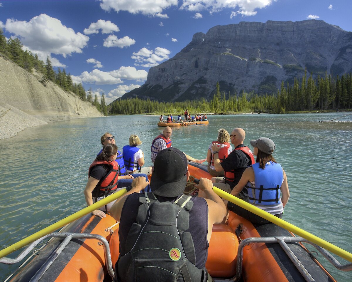 Gentle Float trip on the Bow River