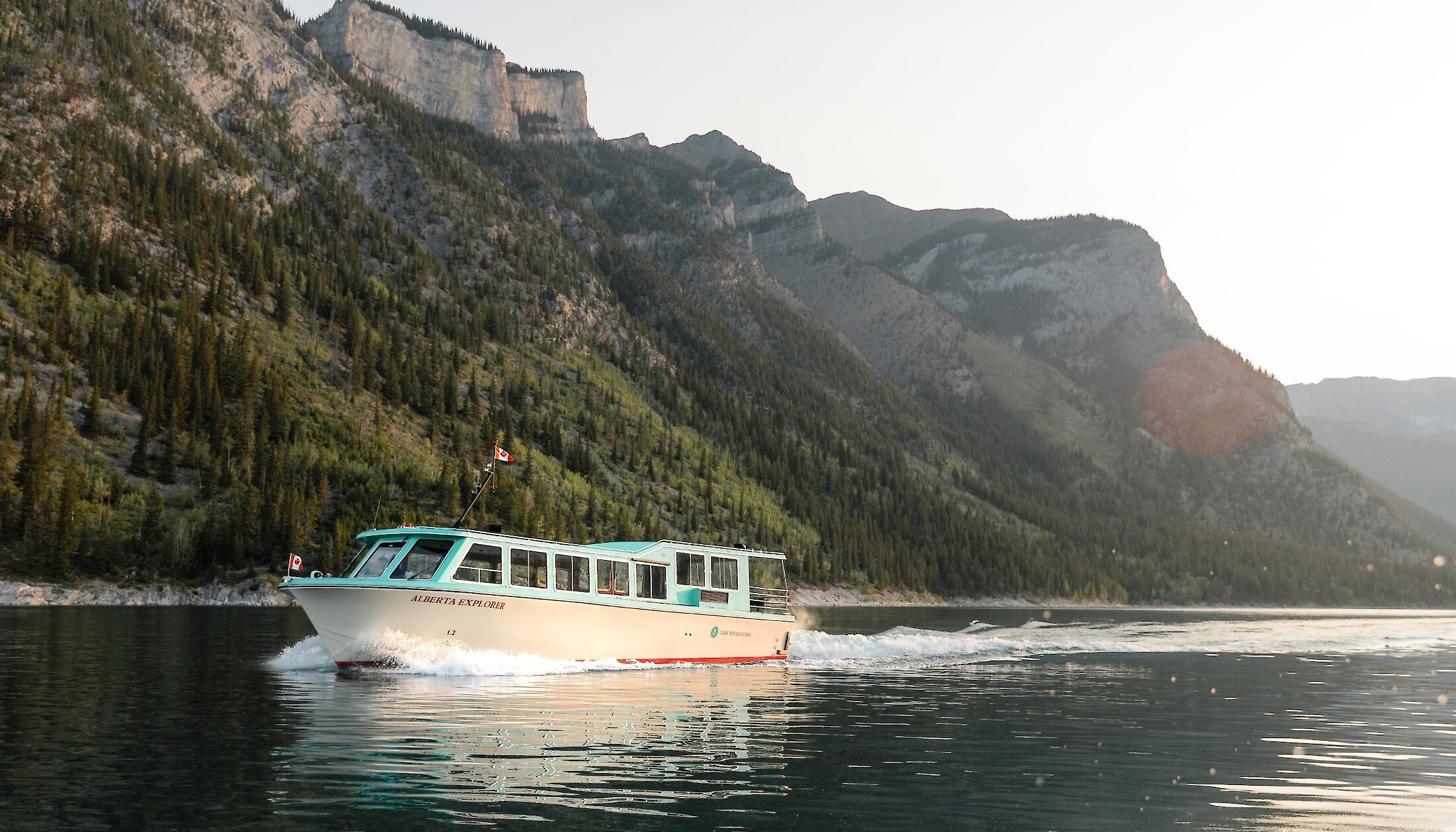 The Lake Minnewanka Boat Cruise