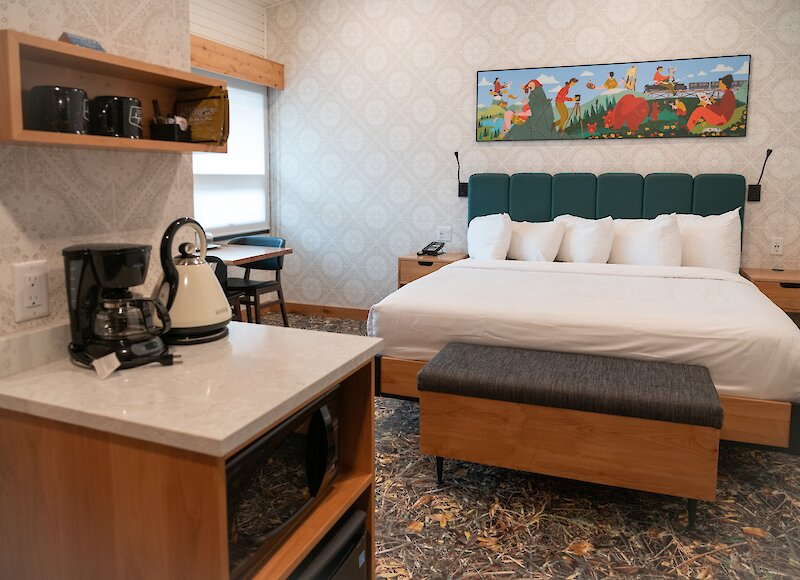 Superior room, 1 king at Dorothy Motel, Banff