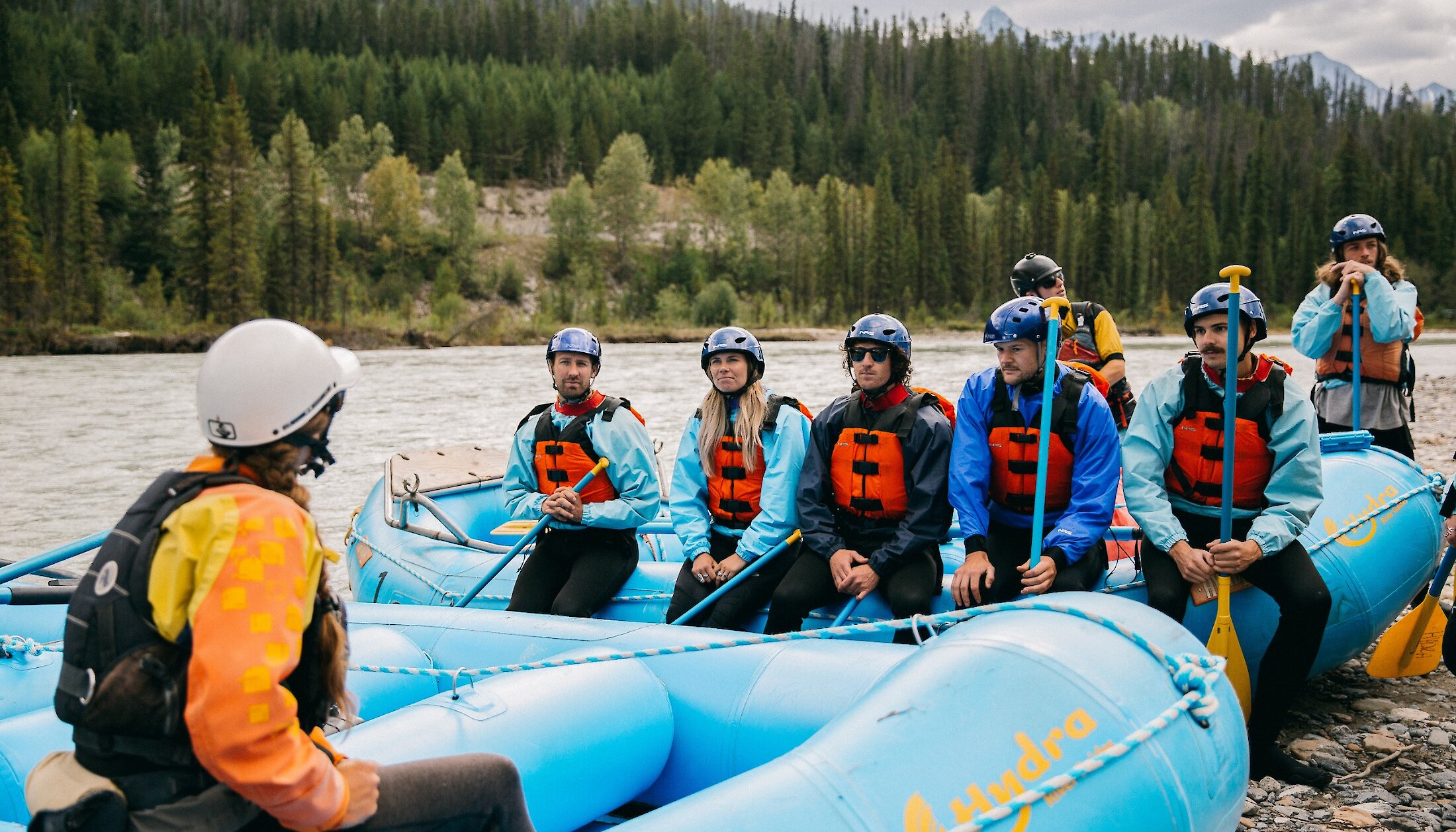 Learning the facts before hitting the rapids of the Kicking Horse River