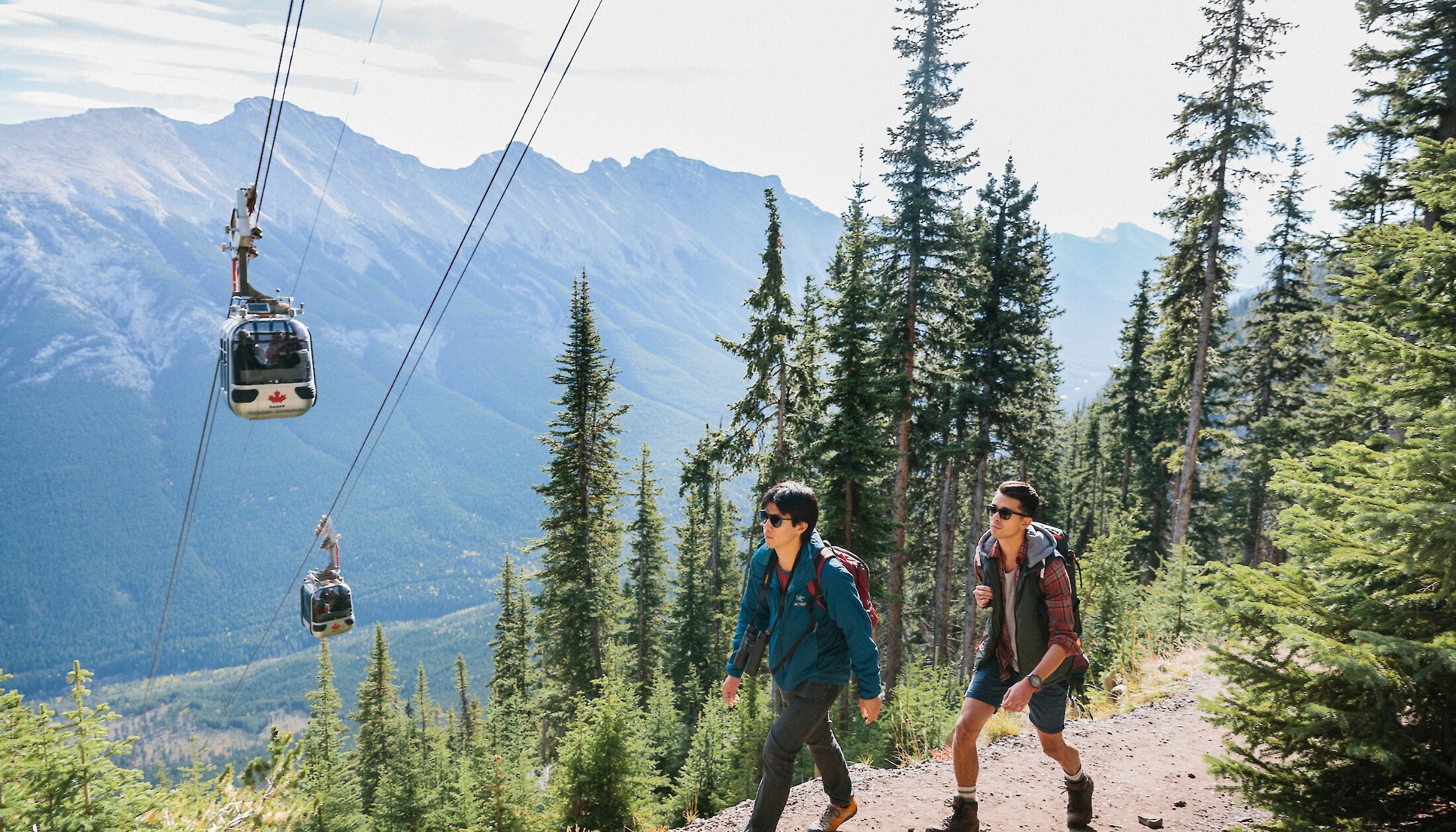 Soar to new heights on the Banff Gondola in summer