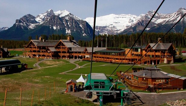 Views from the Lake Louise chairlift