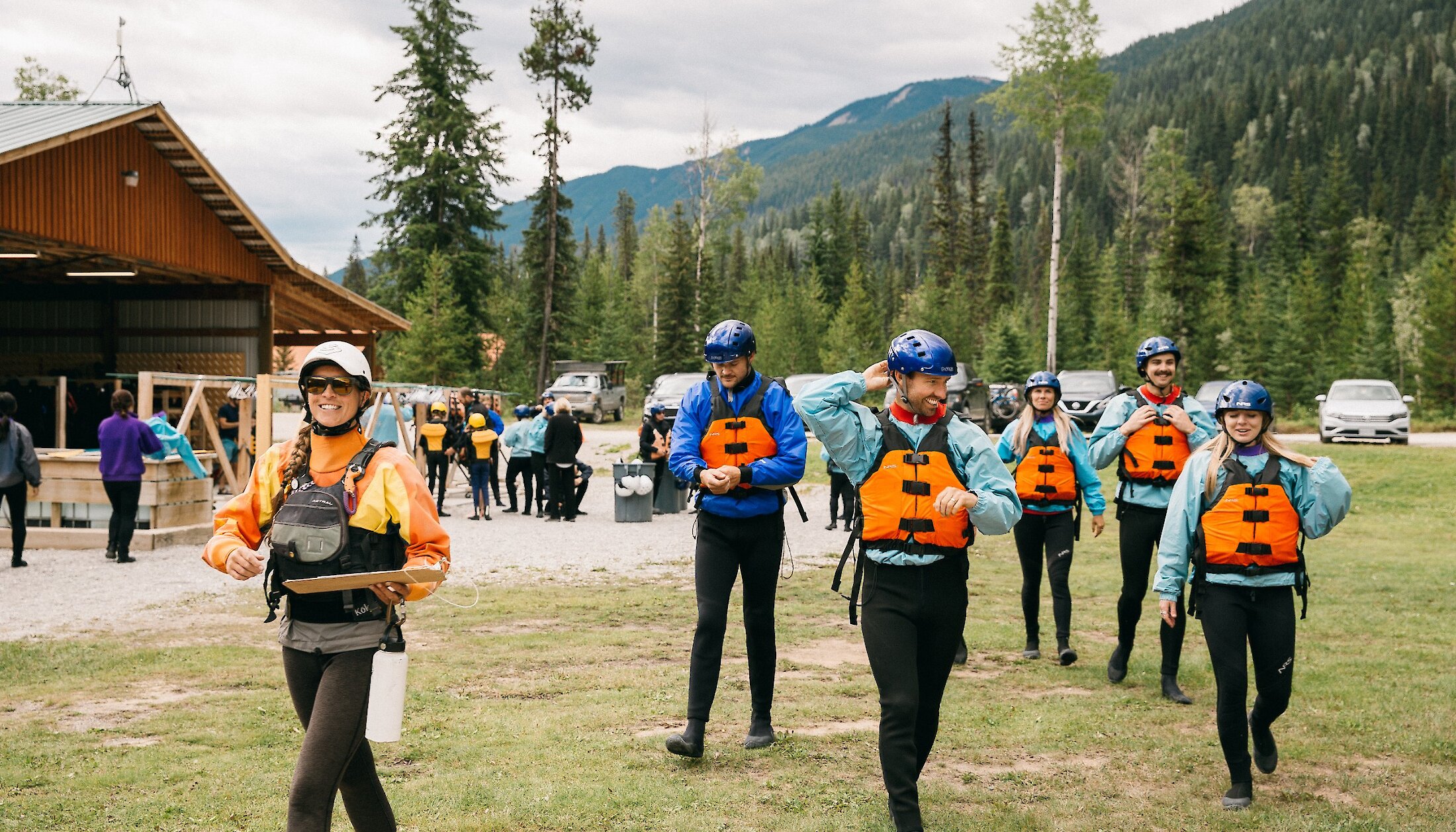 Following the raft guide to the river