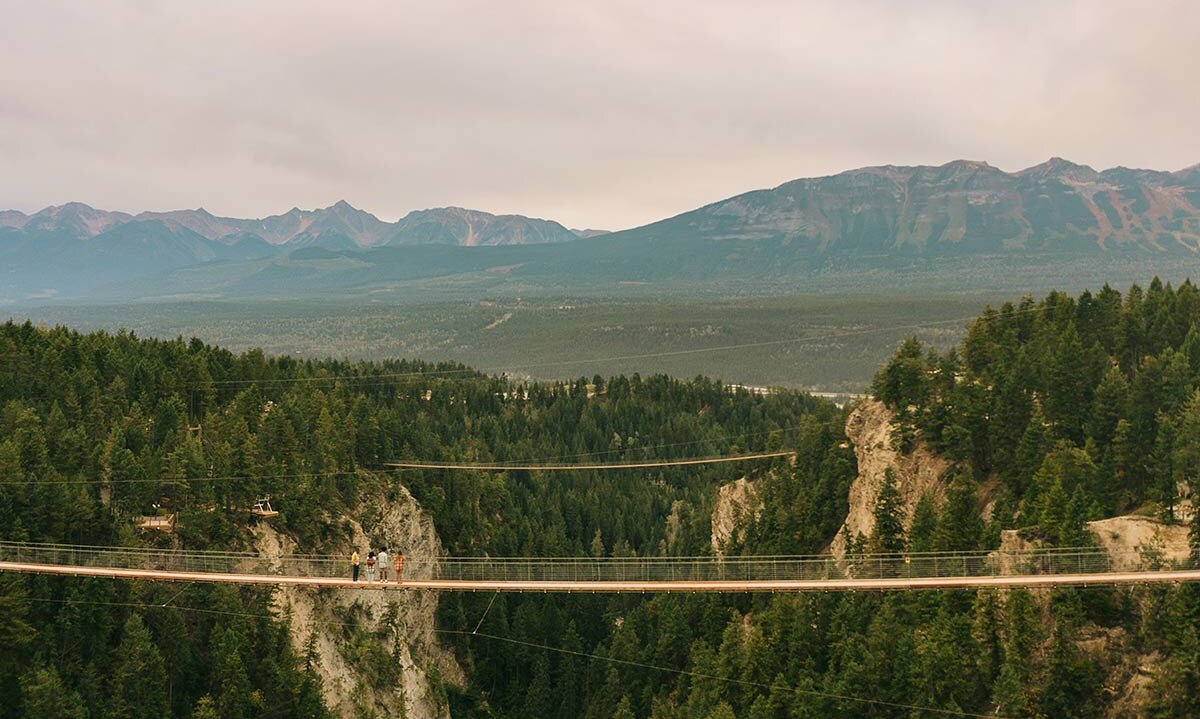 Walking on the Golden Skybridge