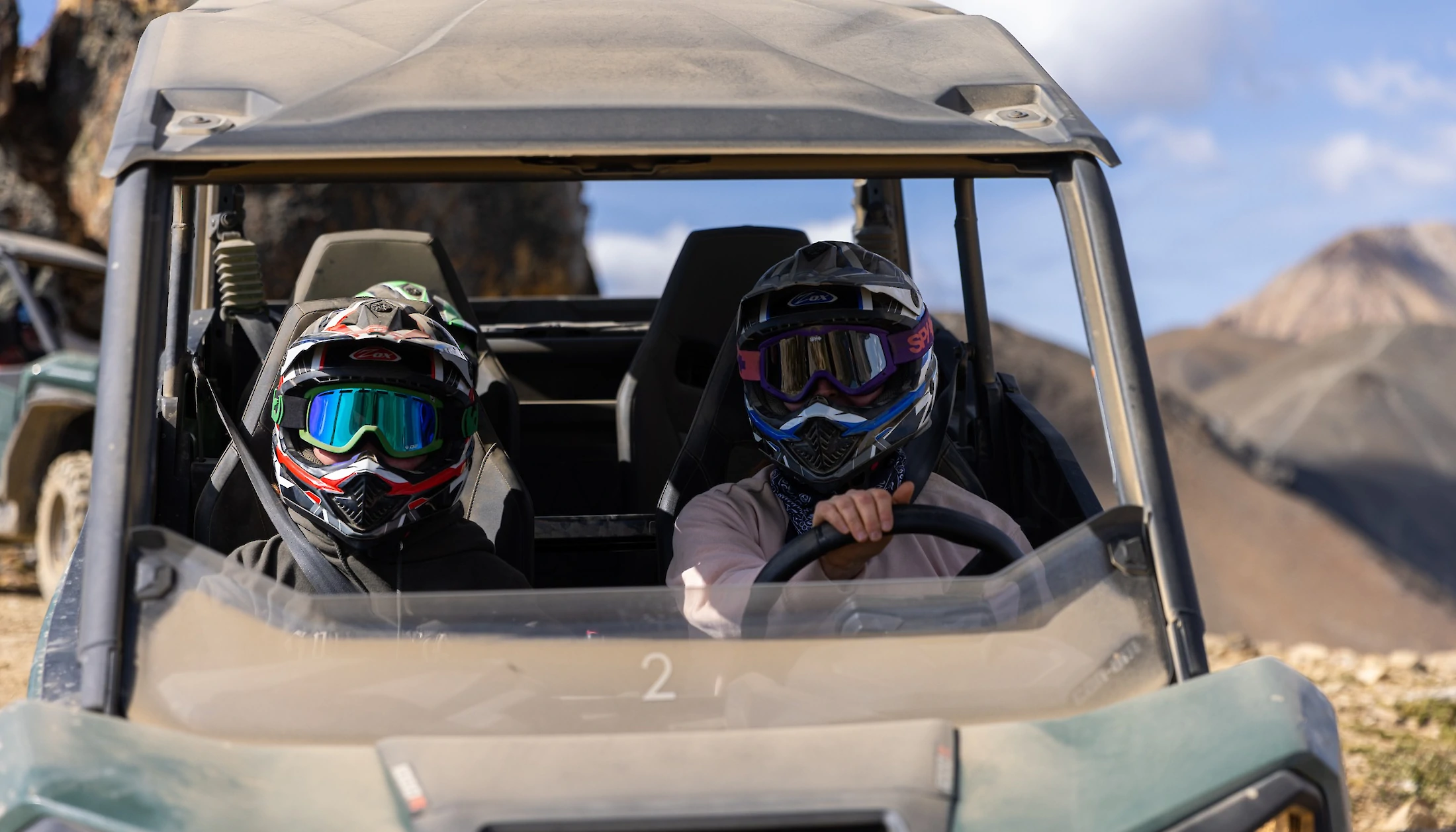 Side by side ATV on ATV guided tour