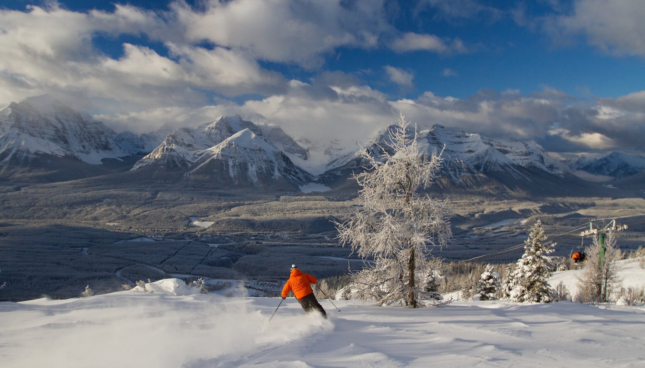 Skiing at Lake Louise Ski Resort