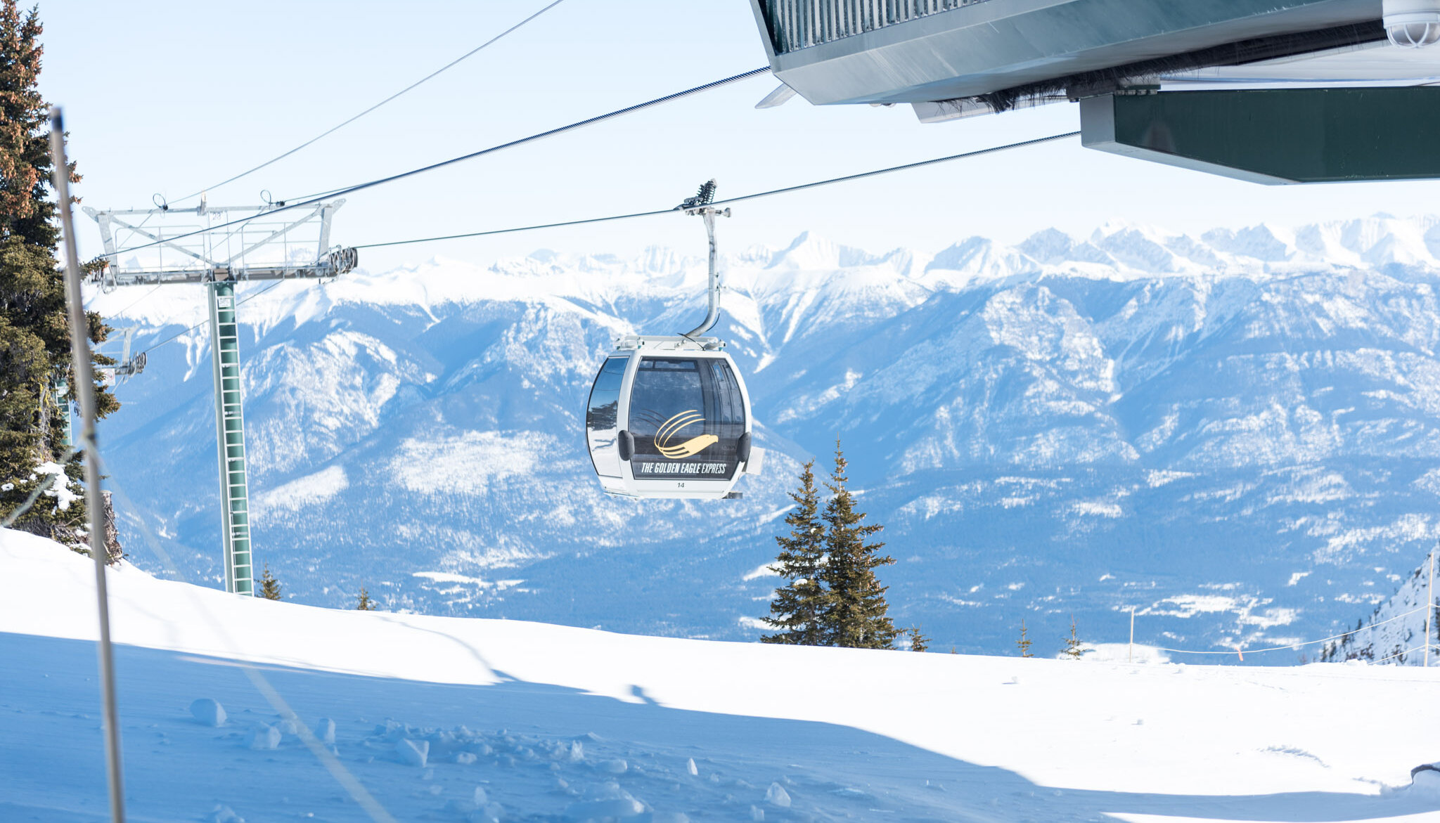 The Gondolas at Kicking Horse Mountain Ski Resort