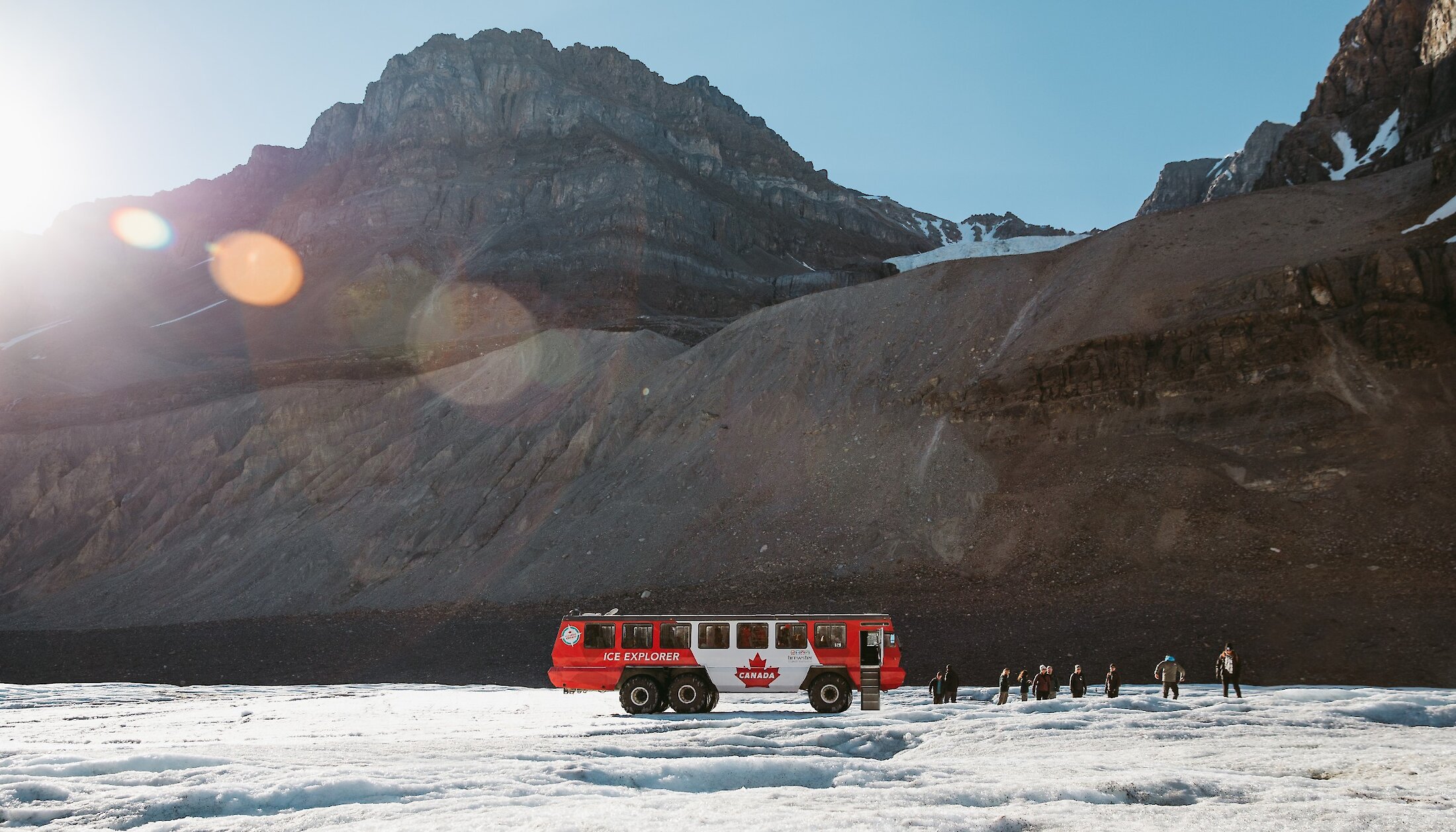 Ice Explorer on the Athabasca Glacier