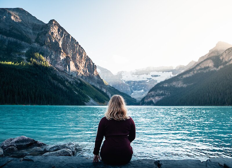 Lake Louise shoreline