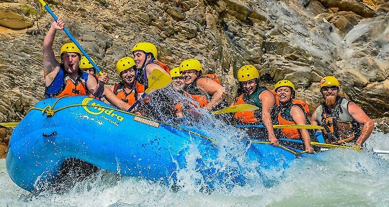 White Water Rafting in Kicking Horse, BC