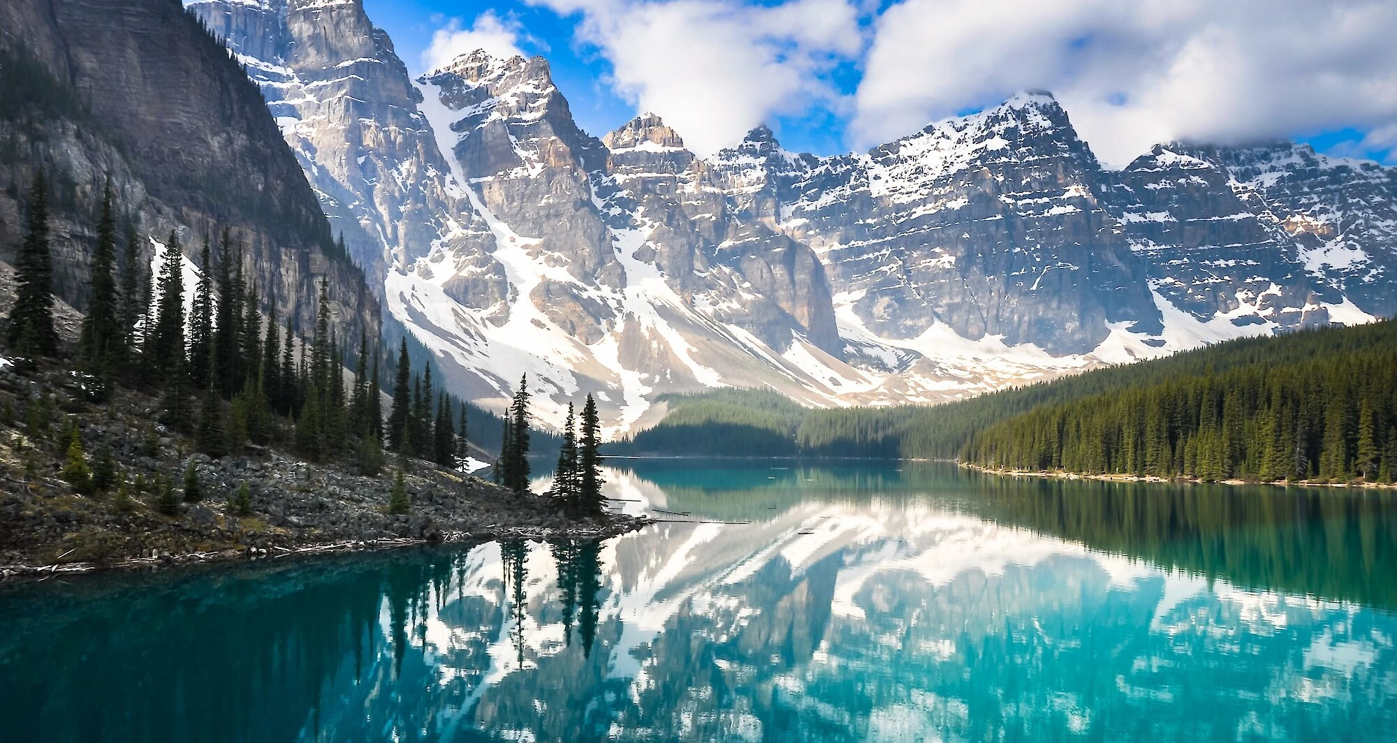 Moraine Lake via Shuttle from Banff