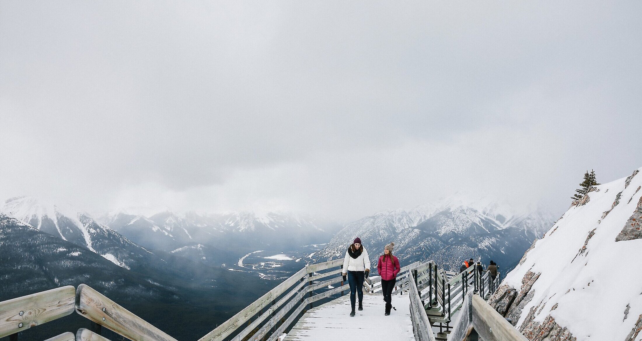 Banff Gondola Boardwalk in Fall