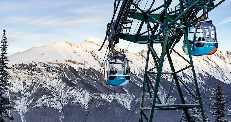 Banff Gondola in Winter