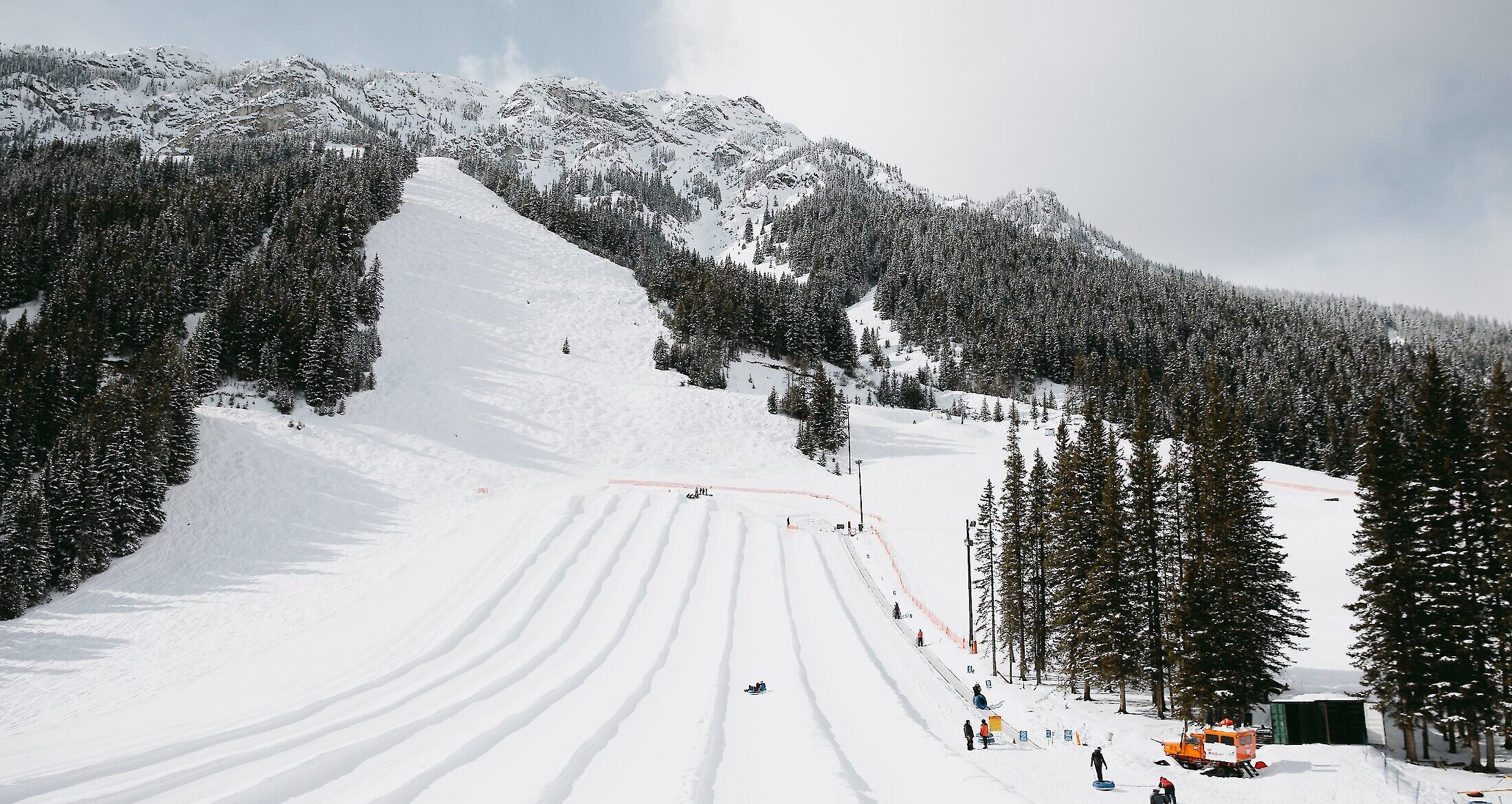 Snow Tubing at Mt Norquay