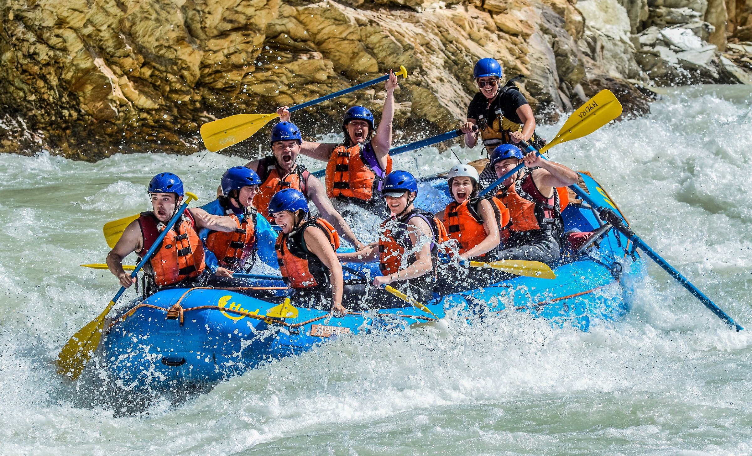 Rafting the Kicking Horse River