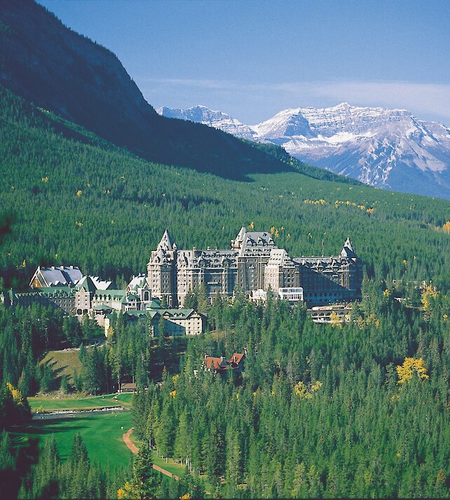 A view of Hidden Ridge Resort pools