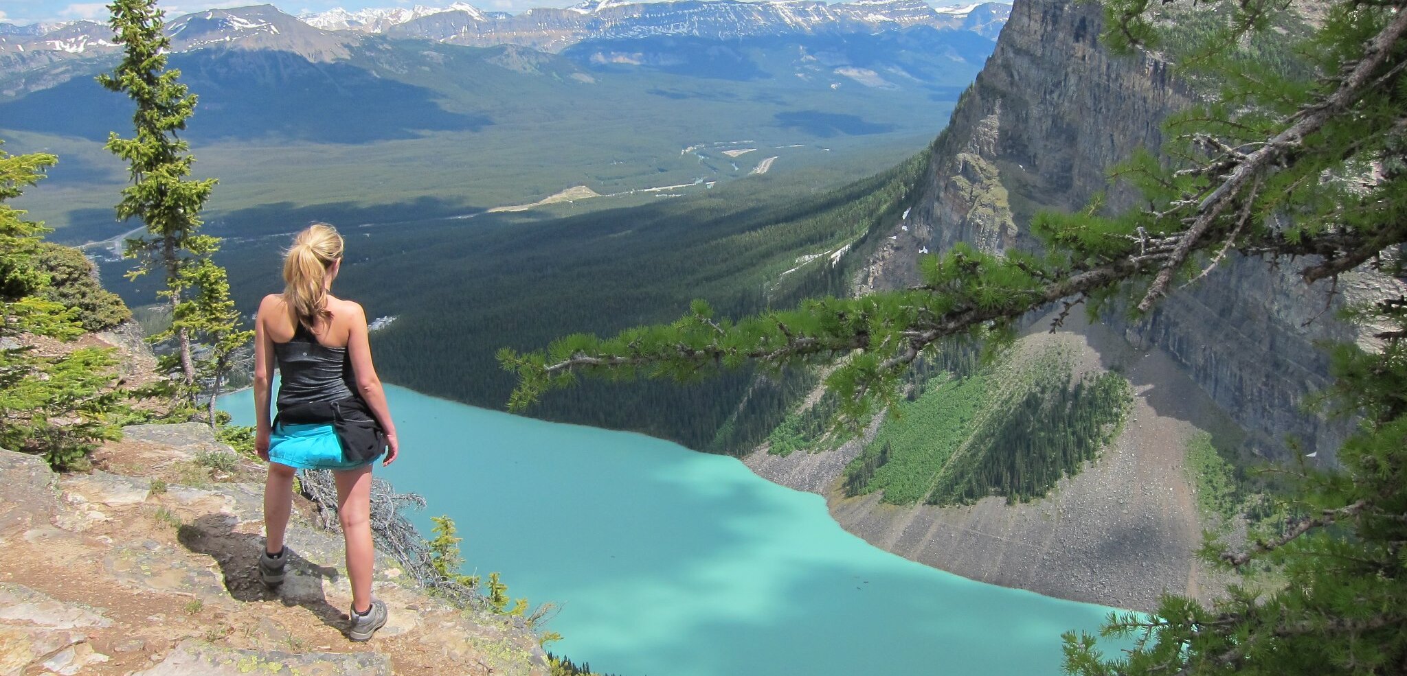 Santa in Banff National Park