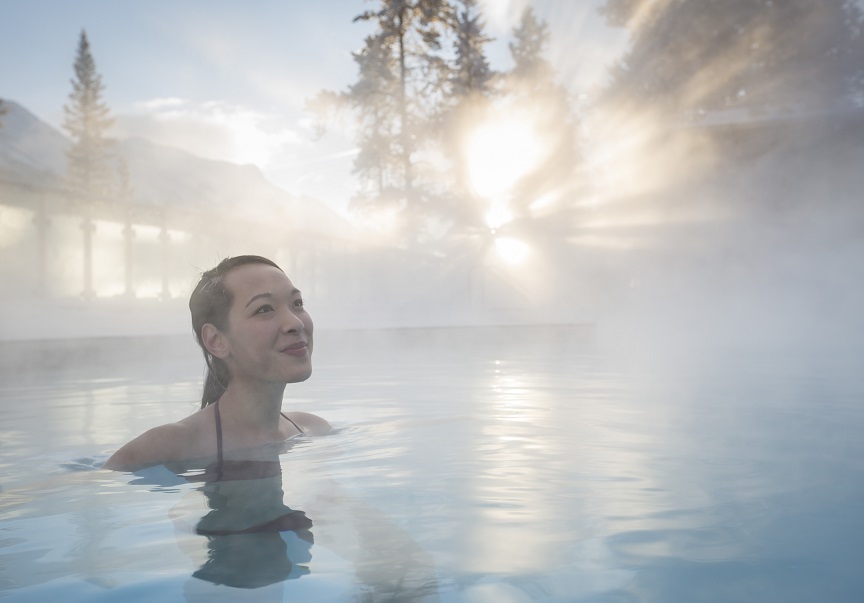 Add the Banff Hot Springs to Your Winter Bucket List | Banff Adventures