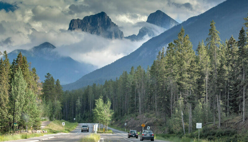 Canmore and three sisters