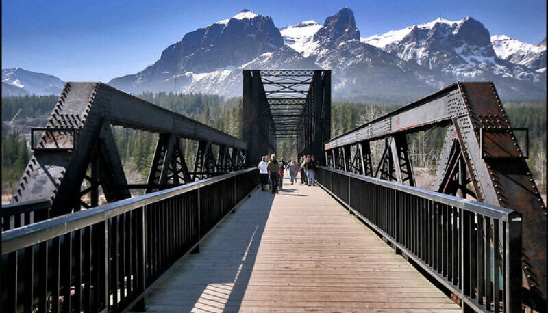 Iron Bridge in Canmore