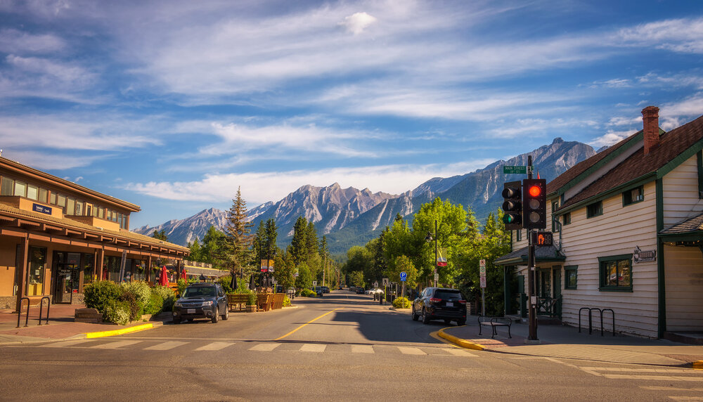 Canmore down town