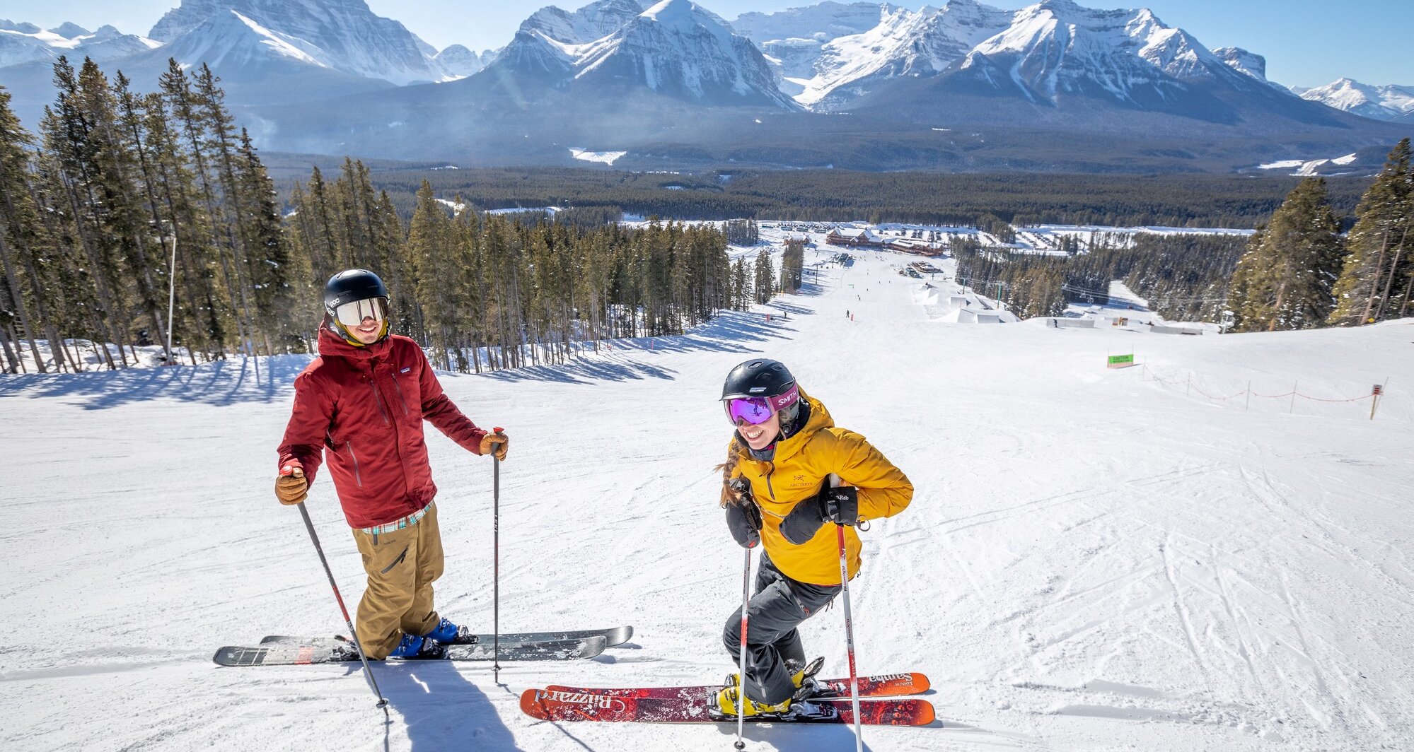 Skiing at Lake Louise