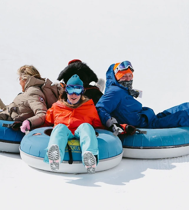 Snow Tubing at Mt Norquay