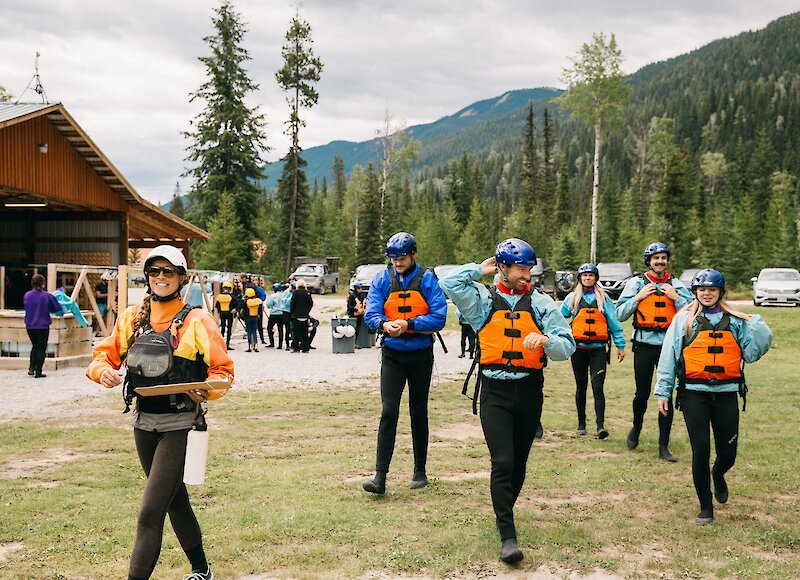 Gearing up for the rapids