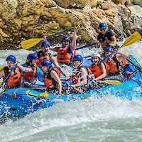 Rafting the Kicking Horse