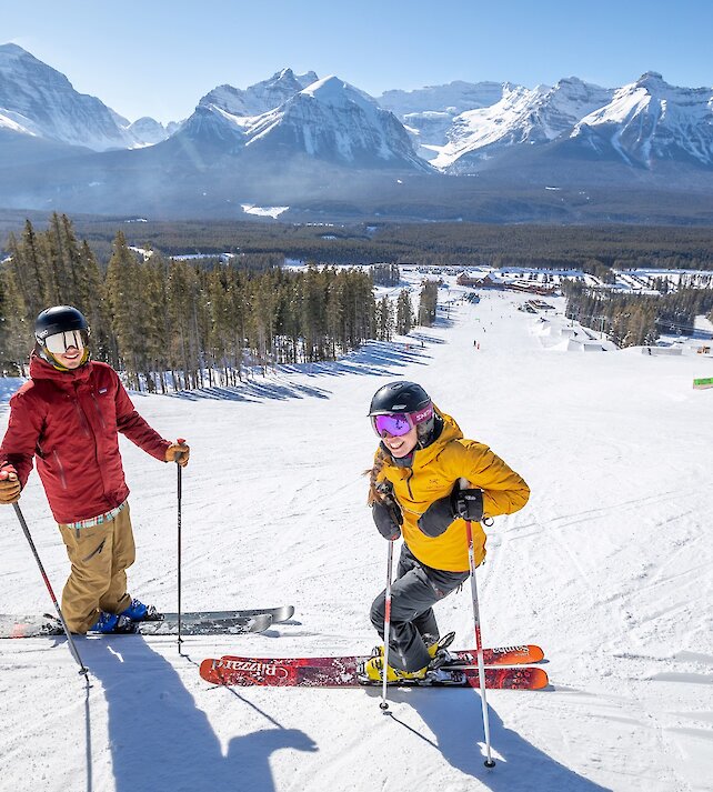 Skiing and snowboard rentals in Banff