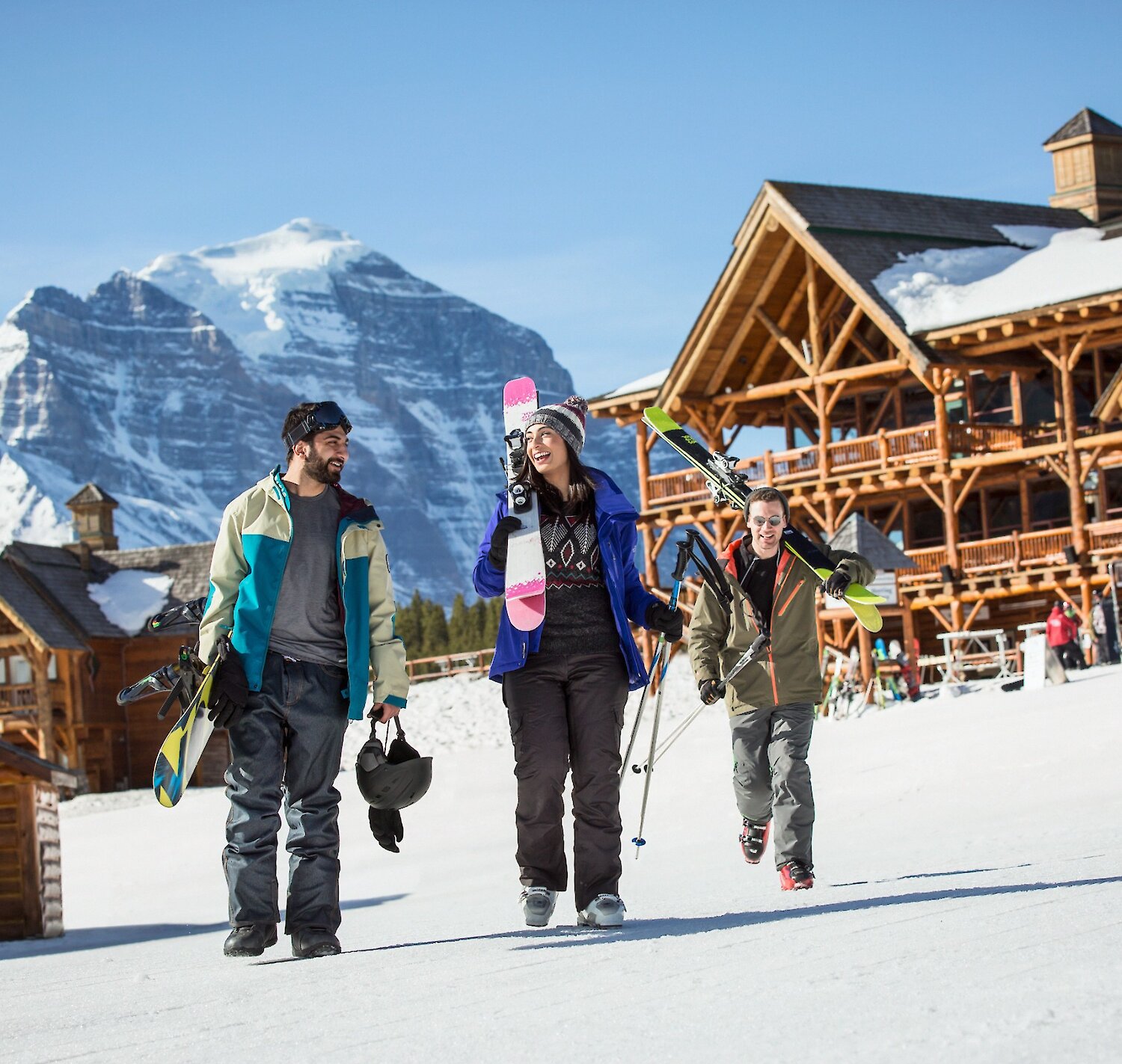 Skiing at Lake Louise Ski Resort