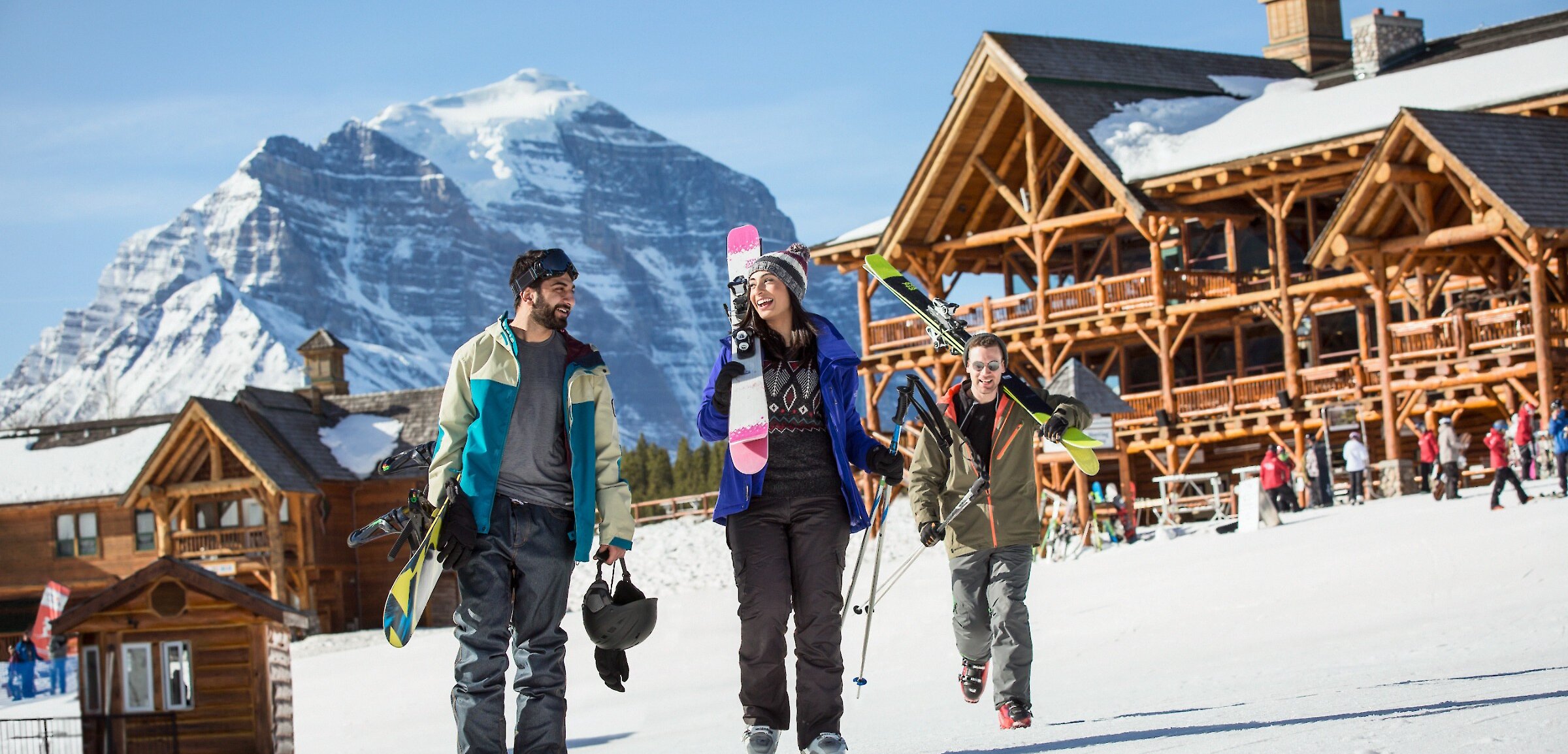 Skiing at Lake Louise Ski Resort