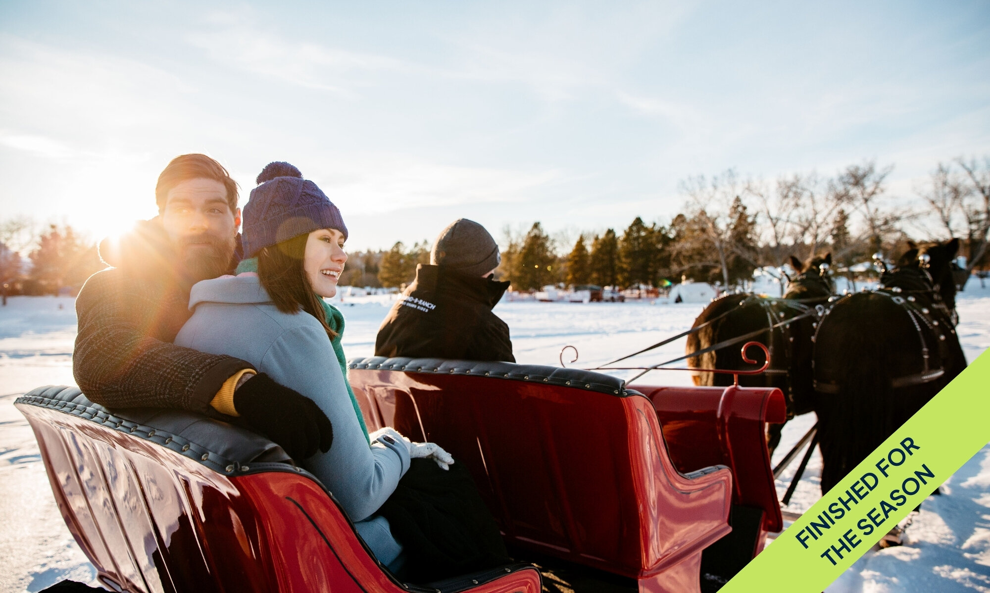 Private sleigh ride for Two in Banff
