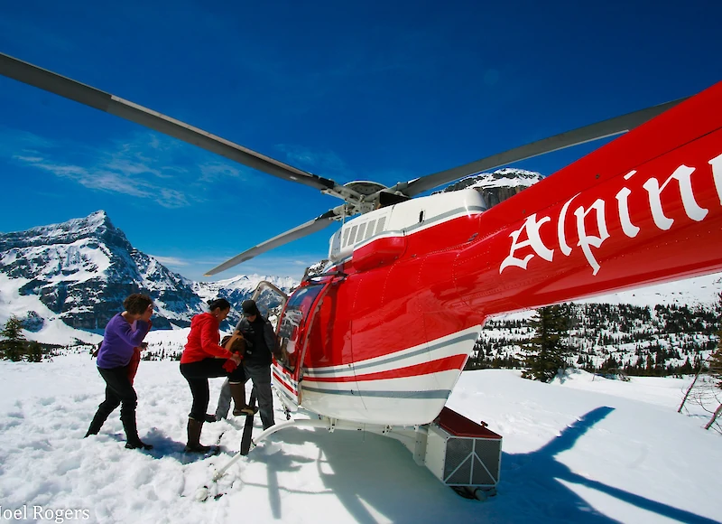Winter Helicopter Flights