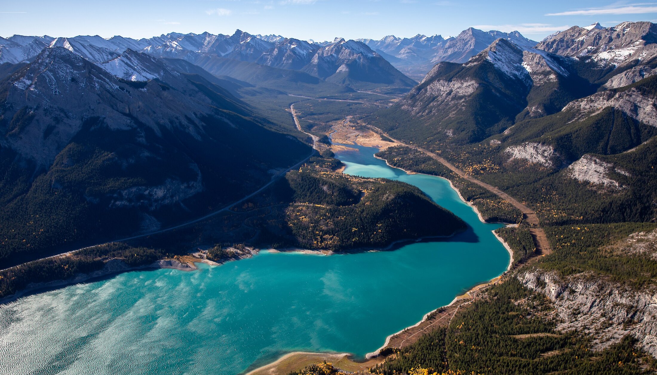 Get a bird's eye view of the Rocky Mountains from a helicopter