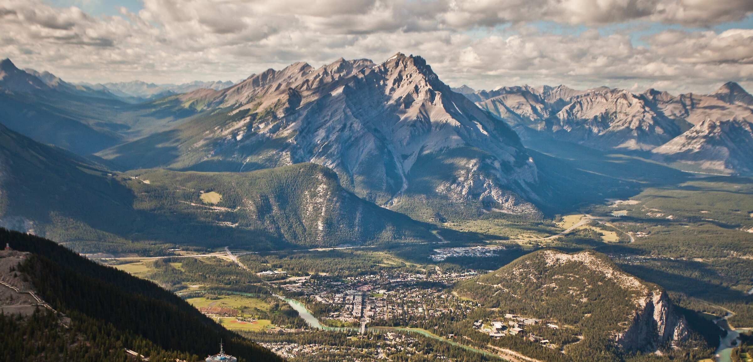 Town of Banff in Banff National Park