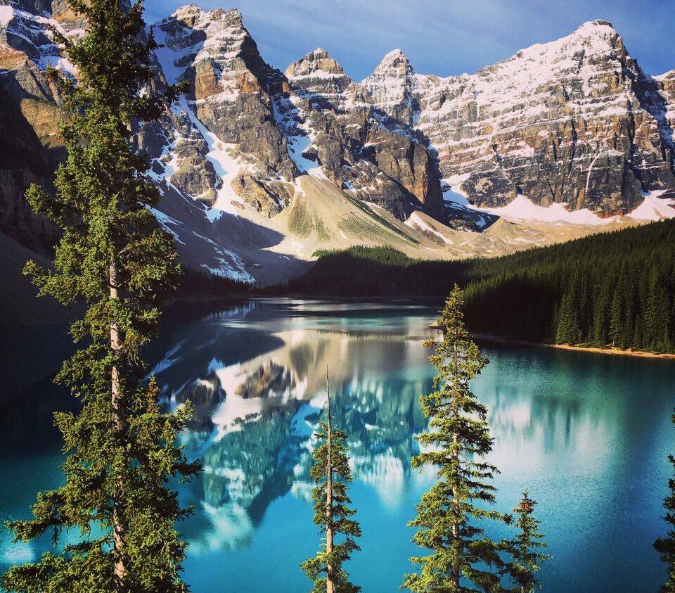 Moraine Lake in summer