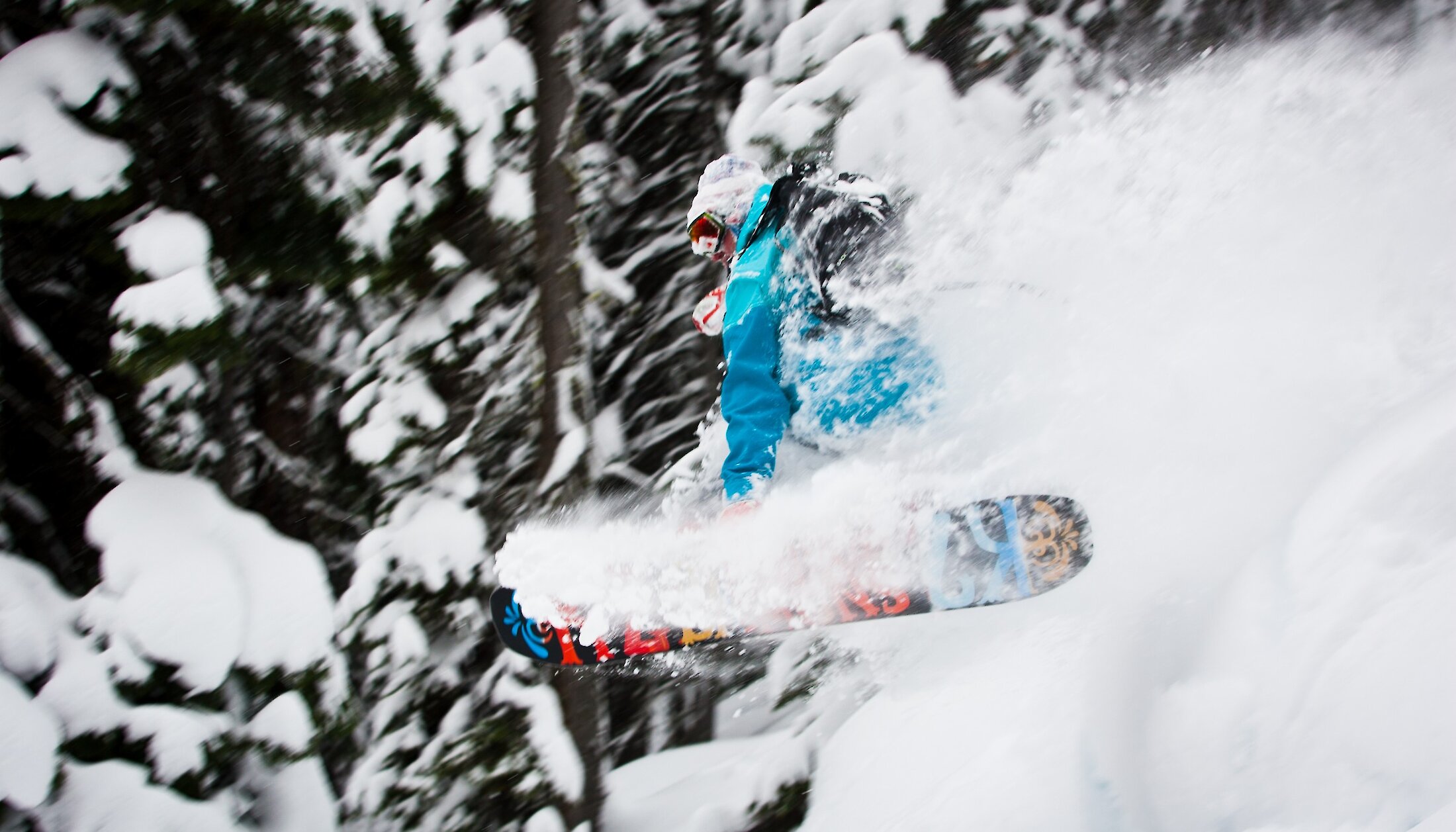 So much snow on a heliski adventure