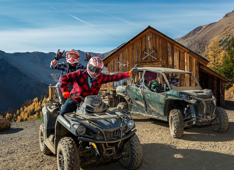 ATV cabin at the top of Paradise Mine