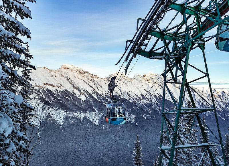 The Banff Gondola Ride to the top of Sulphur Mountain